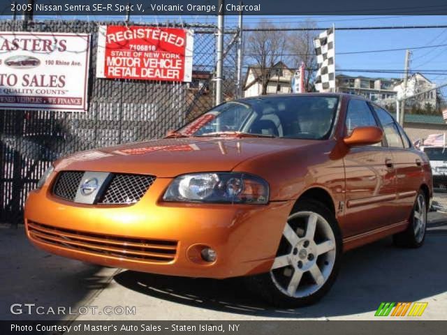 2005 Nissan Sentra SE-R Spec V in Volcanic Orange