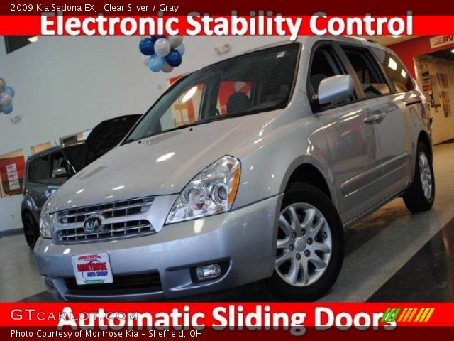 2009 Kia Sedona EX in Clear Silver