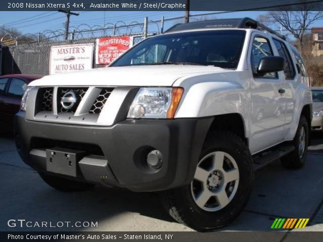 2008 Nissan Xterra S 4x4 in Avalanche White