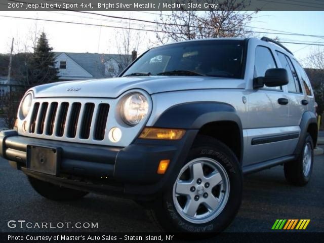 2007 Jeep Liberty Sport 4x4 in Bright Silver Metallic
