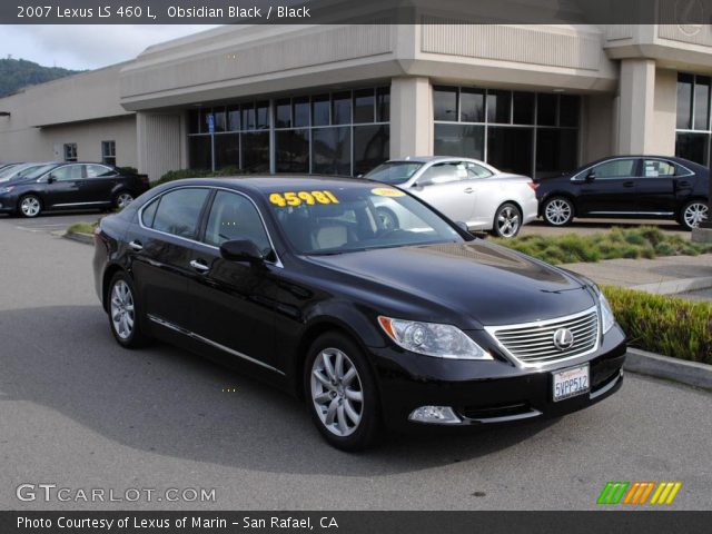 2007 Lexus LS 460 L in Obsidian Black