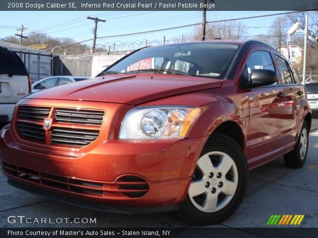 2008 Dodge Caliber SE in Inferno Red Crystal Pearl