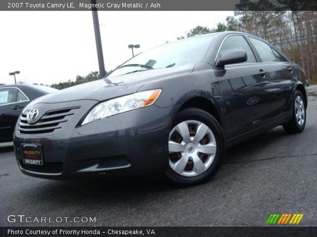 2007 Toyota Camry LE in Magnetic Gray Metallic