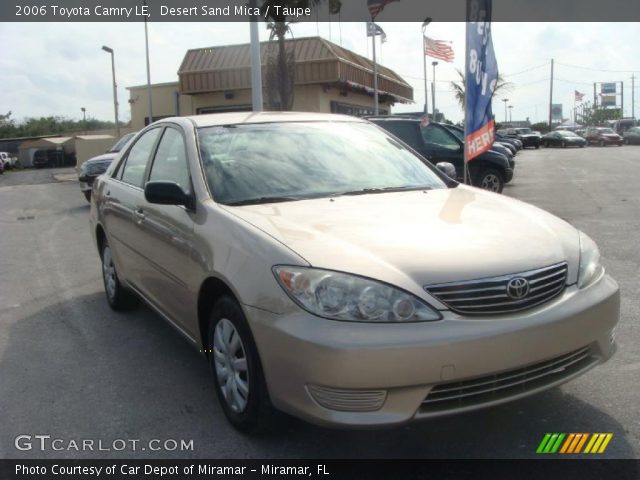 2006 Toyota Camry LE in Desert Sand Mica