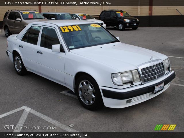 1993 Mercedes-Benz E Class 500 E Sedan in Arctic White