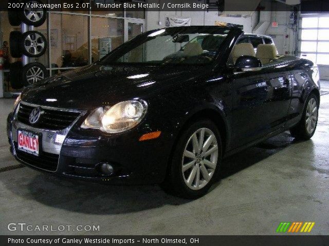 2007 Volkswagen Eos 2.0T in Thunder Blue Metallic