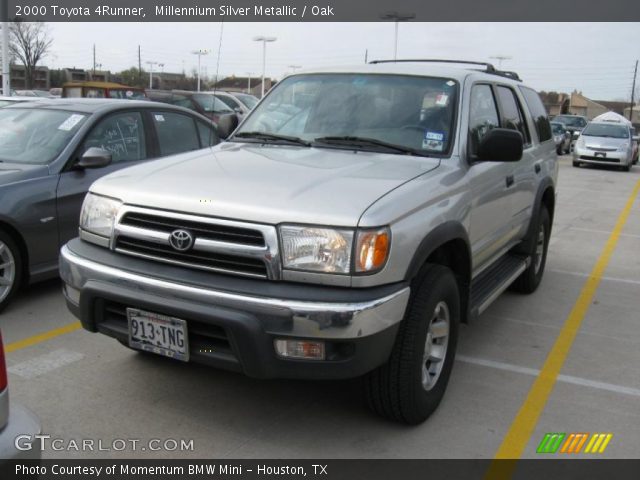 2000 Toyota 4Runner  in Millennium Silver Metallic
