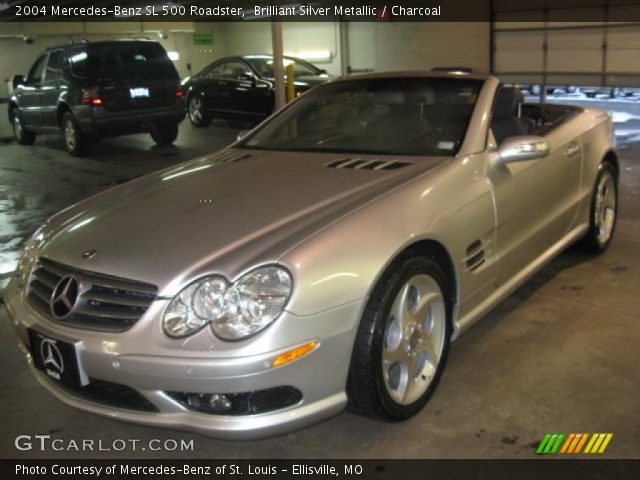 2004 Mercedes-Benz SL 500 Roadster in Brilliant Silver Metallic