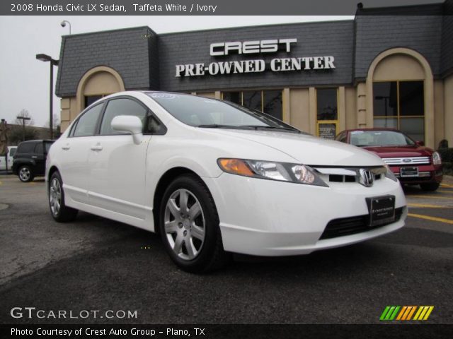 2008 Honda Civic LX Sedan in Taffeta White