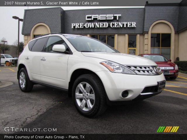 2007 Nissan Murano S in Glacier Pearl White