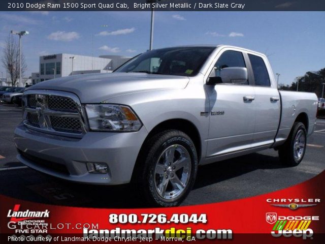 2010 Dodge Ram 1500 Sport Quad Cab in Bright Silver Metallic