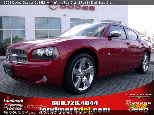 2008 Dodge Charger DUB Edition in Inferno Red Crystal Pearl