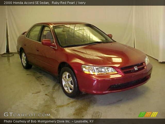 2000 Honda Accord SE Sedan in Ruby Red Pearl