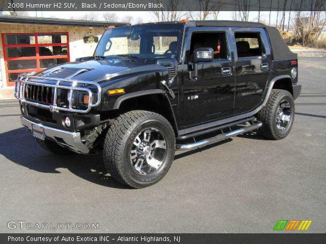 2008 Hummer H2 SUV in Black