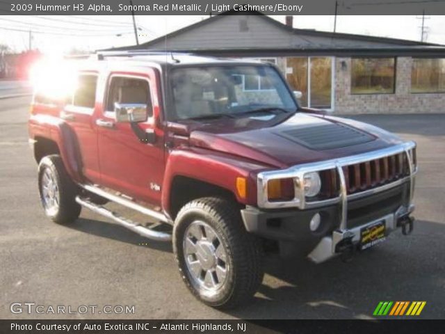 2009 Hummer H3 Alpha in Sonoma Red Metallic