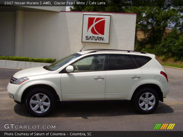 2007 Nissan Murano S AWD in Glacier Pearl White