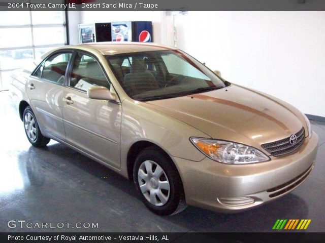 2004 Toyota Camry LE in Desert Sand Mica