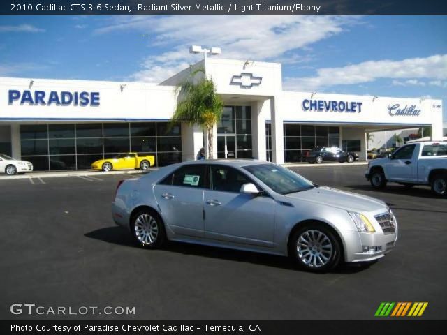 2010 Cadillac CTS 3.6 Sedan in Radiant Silver Metallic