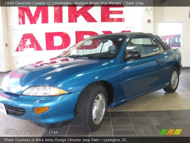 1996 Chevrolet Cavalier LS Convertible in Medium Bright Blue Metallic