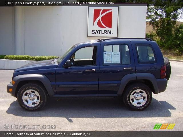 2007 Jeep Liberty Sport in Midnight Blue Pearl