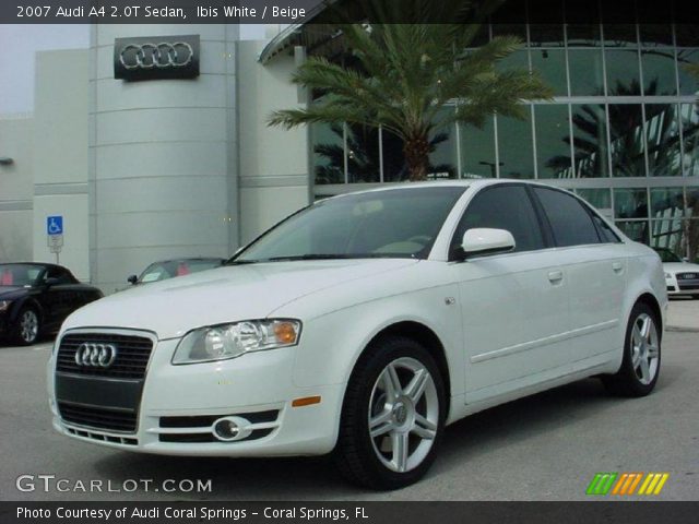 2007 Audi A4 2.0T Sedan in Ibis White