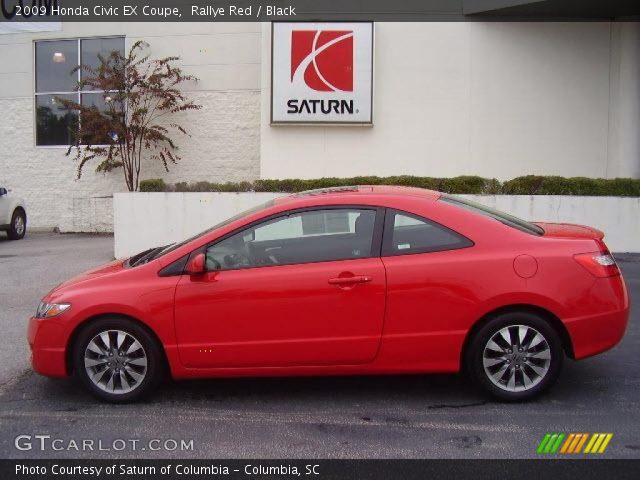 2009 Honda Civic EX Coupe in Rallye Red