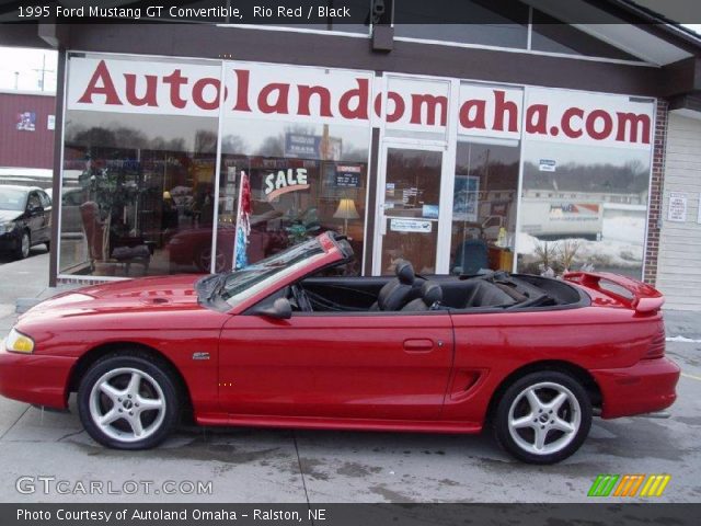 1995 Ford Mustang GT Convertible in Rio Red