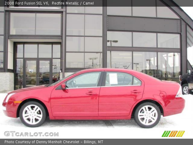 2008 Ford Fusion SEL V6 in Redfire Metallic