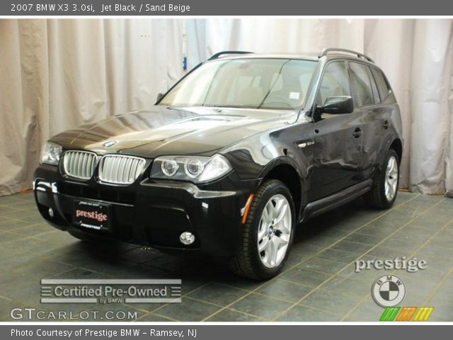 2007 BMW X3 3.0si in Jet Black