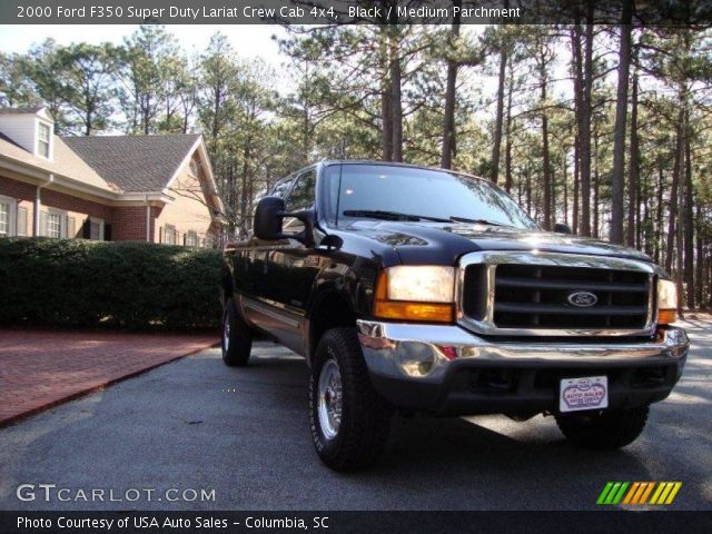 2000 Ford F350 Super Duty Lariat Crew Cab 4x4 in Black