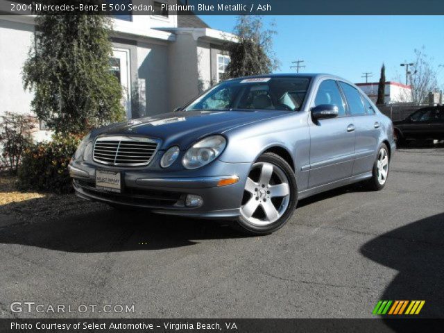 2004 Mercedes-Benz E 500 Sedan in Platinum Blue Metallic