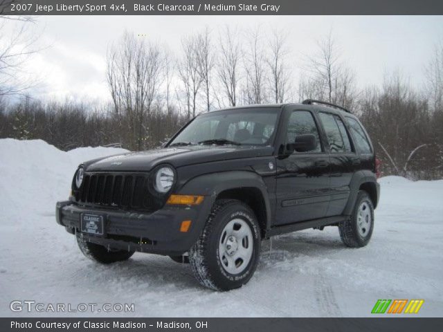 2007 Jeep Liberty Sport 4x4 in Black Clearcoat