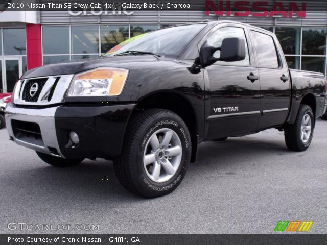 2010 Nissan Titan SE Crew Cab 4x4 in Galaxy Black