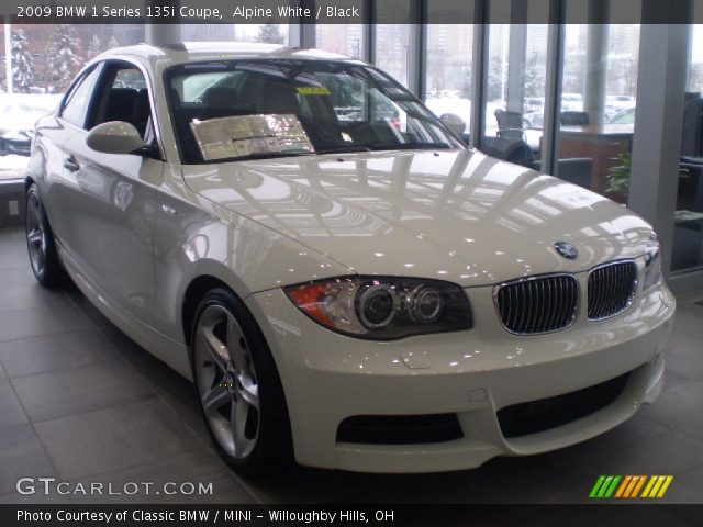 2009 BMW 1 Series 135i Coupe in Alpine White