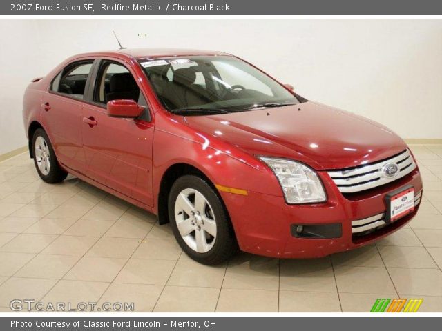 2007 Ford Fusion SE in Redfire Metallic