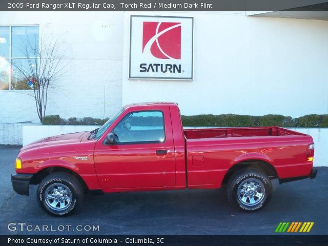 2005 Ford Ranger XLT Regular Cab in Torch Red