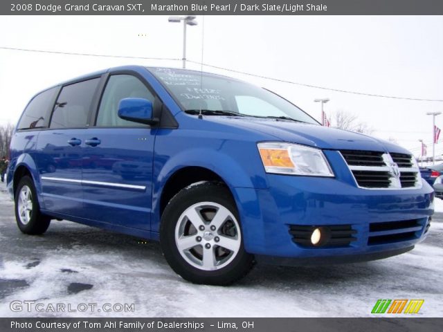 2008 Dodge Grand Caravan SXT in Marathon Blue Pearl