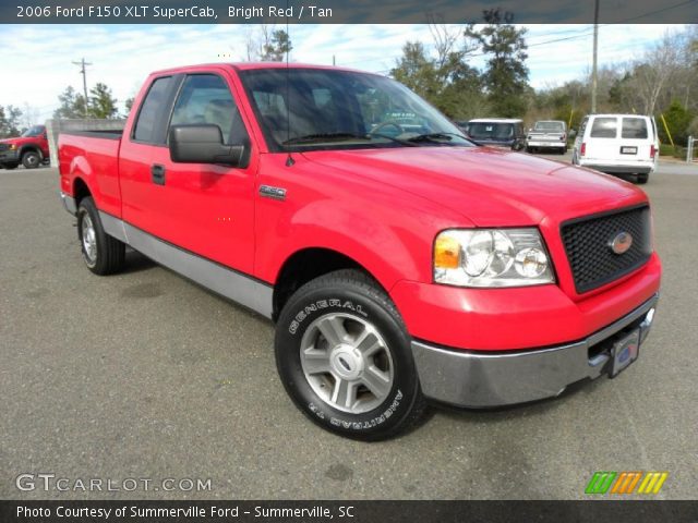 2006 Ford F150 XLT SuperCab in Bright Red