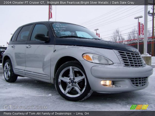 2004 Chrysler PT Cruiser GT in Midnight Blue Pearlcoat/Bright Silver Metallic