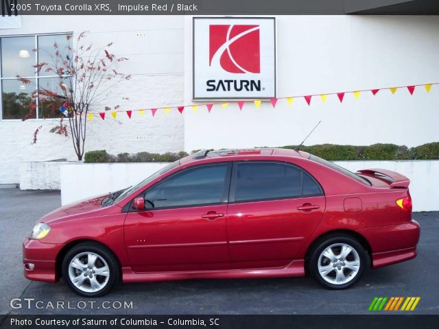 2005 Toyota Corolla XRS in Impulse Red