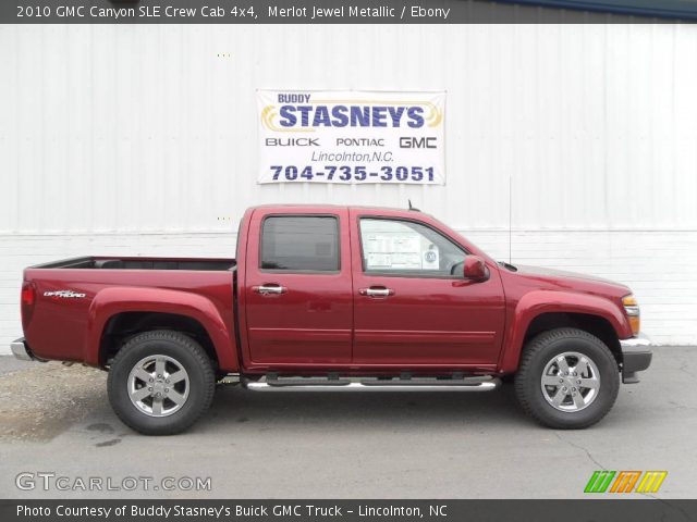 2010 GMC Canyon SLE Crew Cab 4x4 in Merlot Jewel Metallic