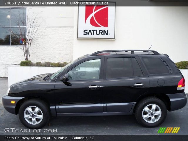 2006 Hyundai Santa Fe Limited 4WD in Black Obsidian