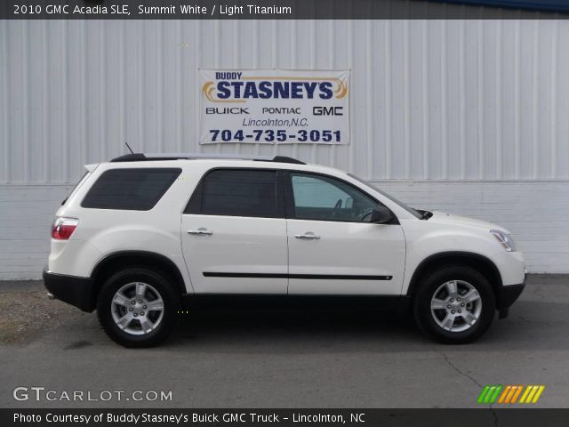 2010 GMC Acadia SLE in Summit White