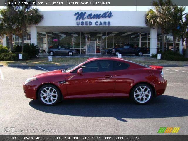 2007 Hyundai Tiburon GT Limited in Redfire Pearl