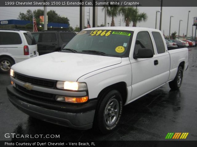 1999 Chevrolet Silverado 1500 LS Extended Cab in Summit White