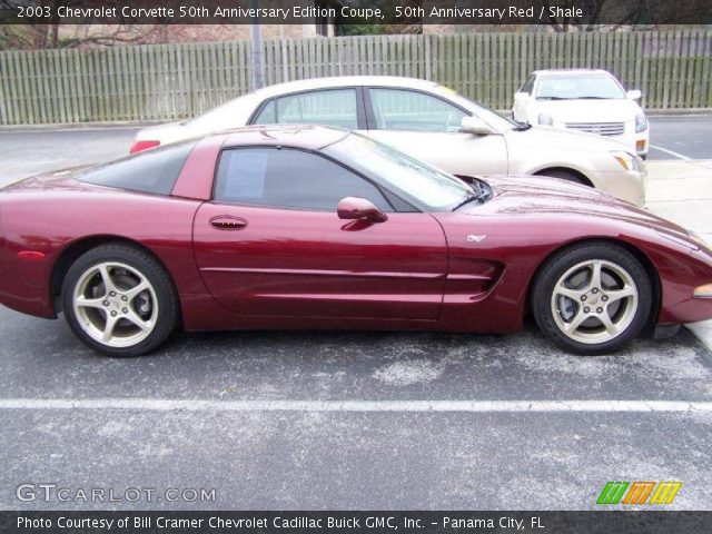 2003 Chevrolet Corvette 50th Anniversary Edition Coupe in 50th Anniversary Red