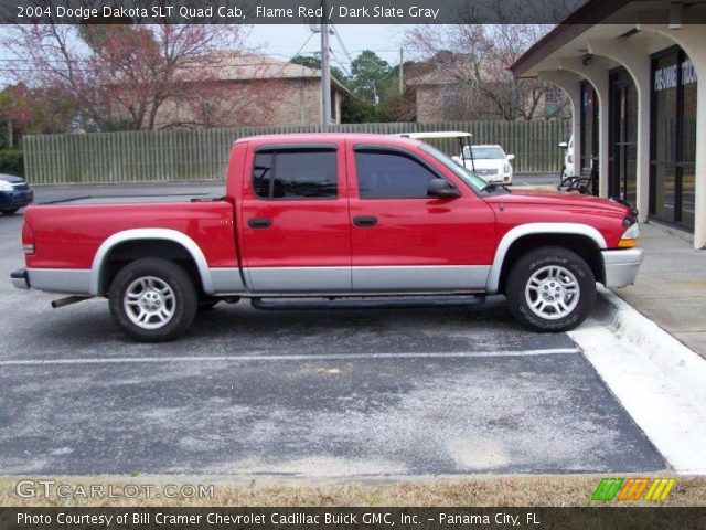 2004 Dodge Dakota SLT Quad Cab in Flame Red