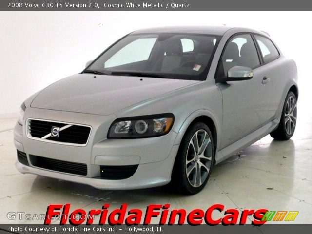 2008 Volvo C30 T5 Version 2.0 in Cosmic White Metallic