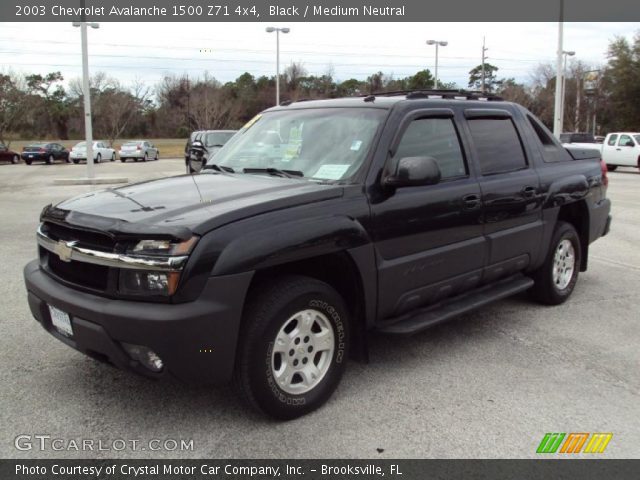 2003 Chevrolet Avalanche 1500 Z71 4x4 in Black