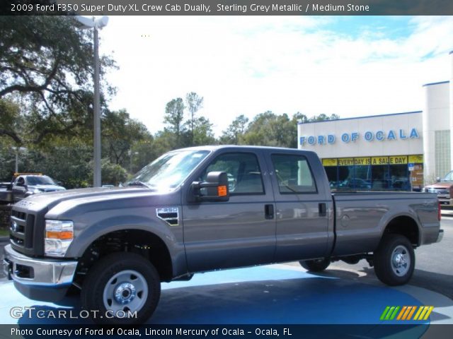 2009 Ford F350 Super Duty XL Crew Cab Dually in Sterling Grey Metallic